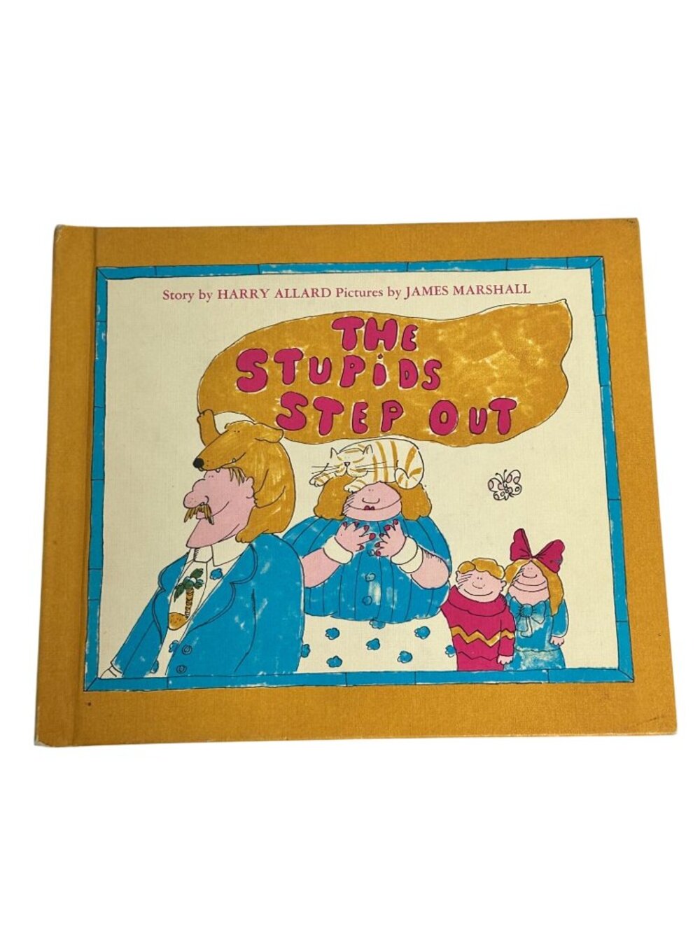 Vintage 1974 The Stupids Step Out Hardcover Book by Harry Allard